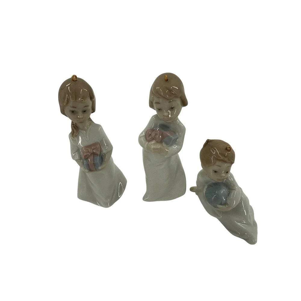 Lladro Porcelain Ornaments Set of 3 Children‎ Nightgowns Gifts DAISA 1992 Spain